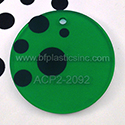 BF Cast Acrylic 1/8" Green Transparent (2-sided gloss)